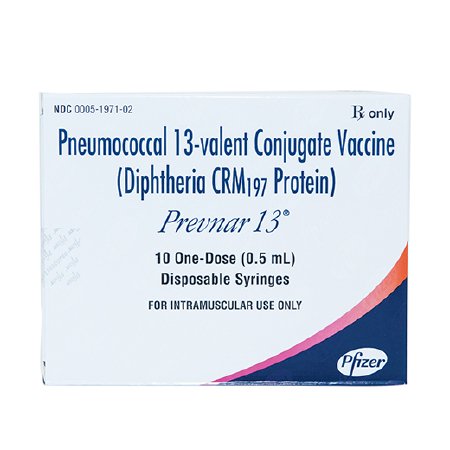Prevnar 13® Pneumonia Vaccine Children 6 Weeks Through 5 Years of Age and Adults 50 Years of Age and Older Pneumococcal 13-valent Conjugate Vaccine [Diphtheria CRM197 Protein], Preservative Free Injection Prefilled by Pfizer USPG Hospira Worldwide, Inc.  